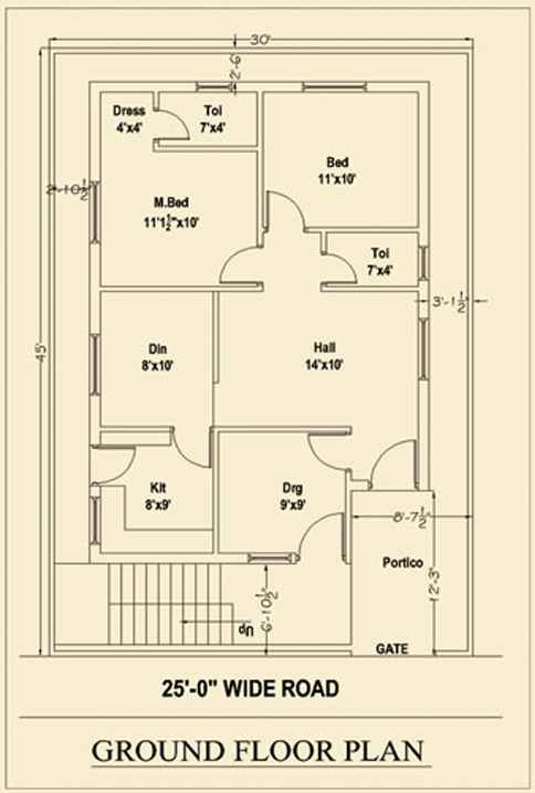 Independent Villa Floor Plan